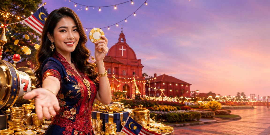 Pemain slot Melaka dengan suasana permainan kasual tempatan