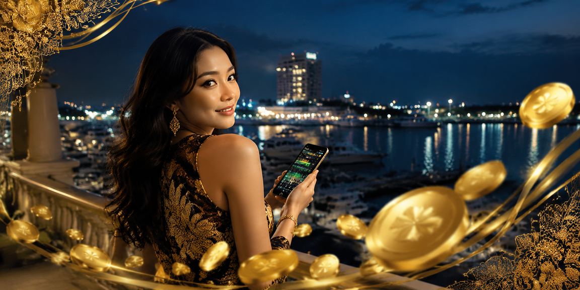Pengguna Malaysia melayari kasino dalam talian dengan corak batik tempatan